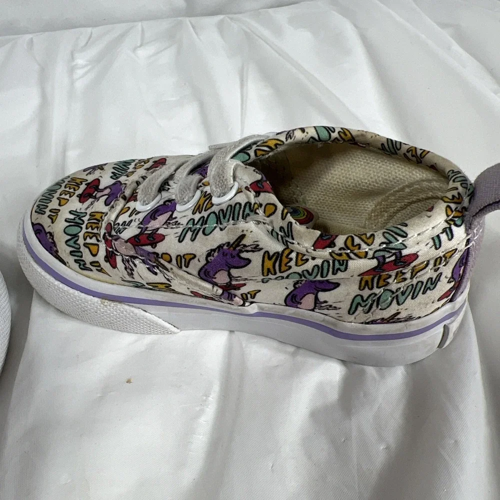 Vans Authentic‎ Elastic Dallas Clayton Skating Toddler Size 4 Skate Shoes